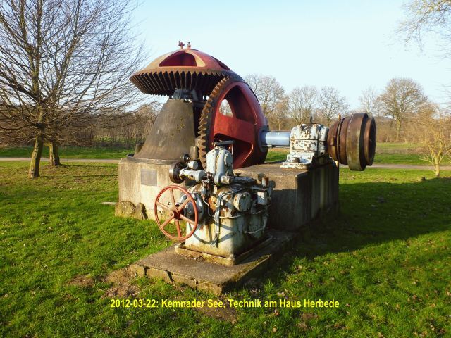 2012-03-22: Kemnader See,
                                  Technik am Haus Herbede